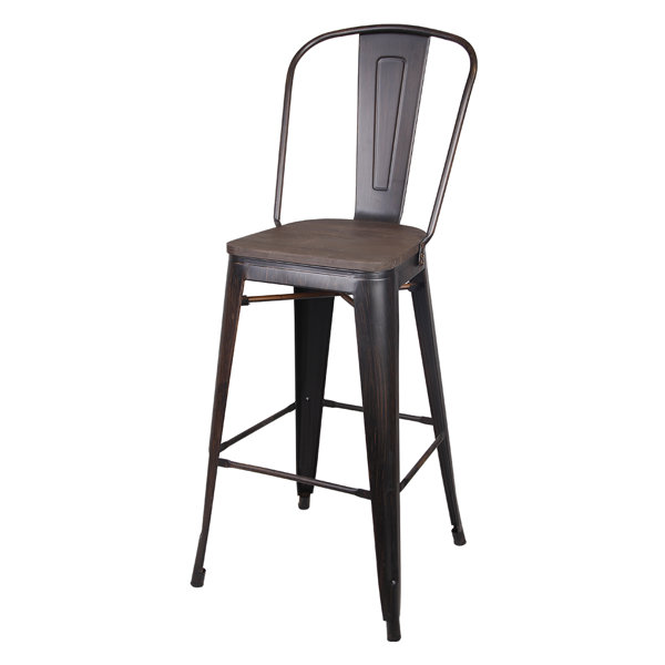 Metal high discount back bar stools